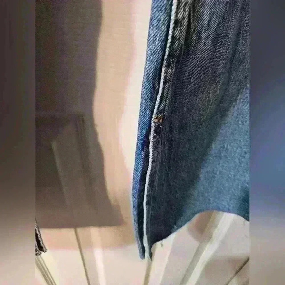 NWT MANGO Medium-rise Straight Jeans With Slits - Picture 3 of 7